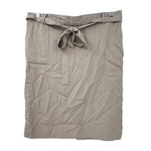 NWT DE COLLECTION Tan Skirt Womens Size XL Extra Large